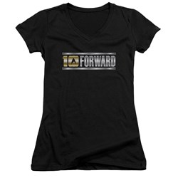 Star Trek - Juniors Ten Forward V-Neck T-Shirt