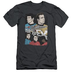 Star Trek - Mens Illustrated Crew Premium Slim Fit T-Shirt