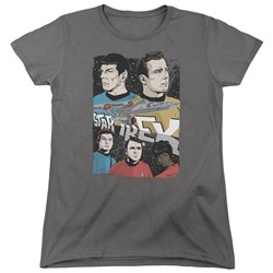 Star Trek - Womens Illustrated Crew T-Shirt