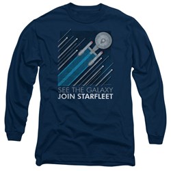 Star Trek - Mens Starfleet Recruitment Poster Long Sleeve T-Shirt