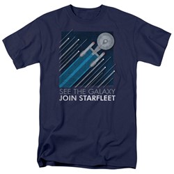 Star Trek - Mens Starfleet Recruitment Poster T-Shirt