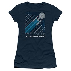 Star Trek - Juniors Starfleet Recruitment Poster T-Shirt
