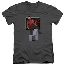 Star Trek - Mens Is This Seat Taken V-Neck T-Shirt