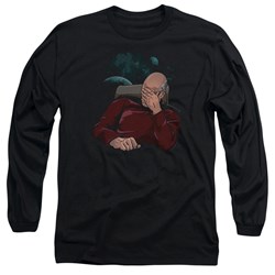 Star Trek - Mens Facepalm Long Sleeve T-Shirt