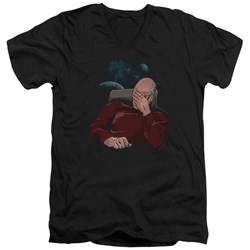 Star Trek - Mens Facepalm V-Neck T-Shirt