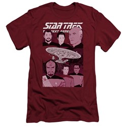 Star Trek - Mens Captain And Crew Slim Fit T-Shirt