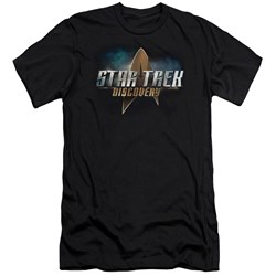 Star Trek Discovery - Mens Discovery Logo Premium Slim Fit T-Shirt