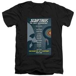 Star Trek - Mens Tng Season 1 Episode 1 V-Neck T-Shirt
