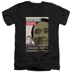 Star Trek - Mens Tng Season 7 Episode 1 V-Neck T-Shirt