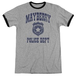 Andy Griffith Show - Mens Mayberry Police Ringer T-Shirt