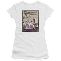 Andy Griffith Show - Juniors Andy T-Shirt