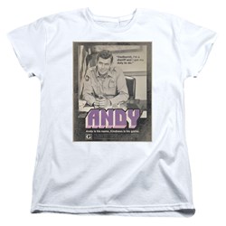 Andy Griffith Show - Womens Andy T-Shirt