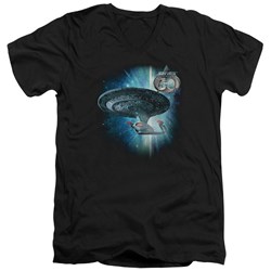 Star Trek - Mens Ship 30 V-Neck T-Shirt