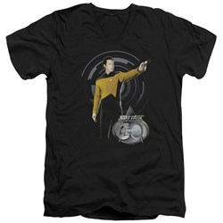 Star Trek - Mens Data 30 V-Neck T-Shirt