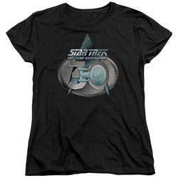 Star Trek - Womens Tng 30 Logo T-Shirt