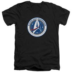 Star Trek Discovery - Mens Starfleet Command V-Neck T-Shirt