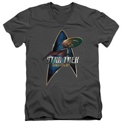 Star Trek Discovery - Mens Discovery Deco V-Neck T-Shirt