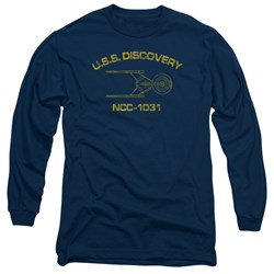 Star Trek Discovery - Mens Discovery Athletic Long Sleeve T-Shirt
