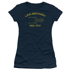 Star Trek Discovery - Juniors Discovery Athletic T-Shirt
