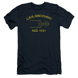 Star Trek Discovery - Mens Discovery Athletic Slim Fit T-Shirt