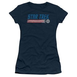 Star Trek - Juniors Americana Enterprise T-Shirt
