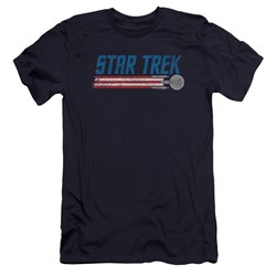 Star Trek - Mens Americana Enterprise Premium Slim Fit T-Shirt
