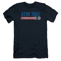 Star Trek - Mens Americana Enterprise Slim Fit T-Shirt
