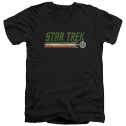 Star Trek - Mens Irish Enterprise V-Neck T-Shirt
