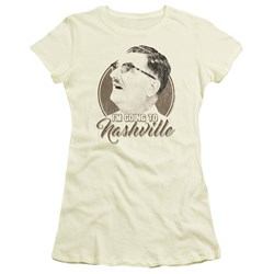 Andy Griffith - Juniors Im Going To Nashville T-Shirt