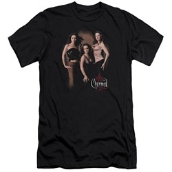 Charmed - Mens Three Hot Witches Premium Slim Fit T-Shirt