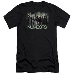 Numb3Rs - Mens Numbers Cast Premium Slim Fit T-Shirt