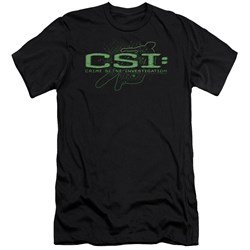 Csi - Mens Sketchy Shadow Premium Slim Fit T-Shirt