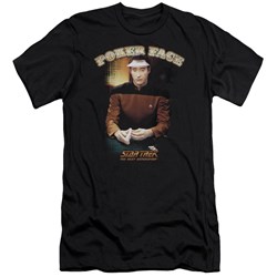 Star Trek - Mens Poker Face Premium Slim Fit T-Shirt