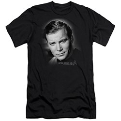 Star Trek - Mens Captain Kirk Portrait Premium Slim Fit T-Shirt