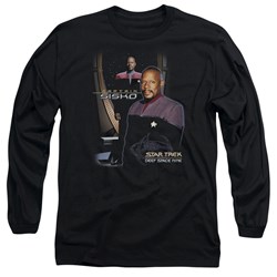 Star Trek - Mens Captain Sisko Long Sleeve T-Shirt