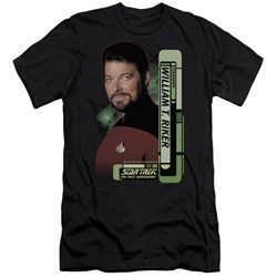 Star Trek - Mens Riker Premium Slim Fit T-Shirt