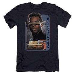 Star Trek - Mens Geordi Laforge Premium Slim Fit T-Shirt