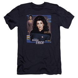 Star Trek - Mens Deanna Troi Premium Slim Fit T-Shirt