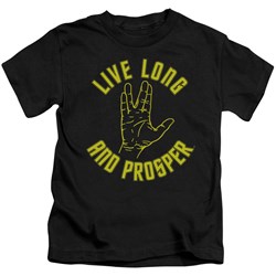 Star Trek - Youth Live Long Hand T-Shirt