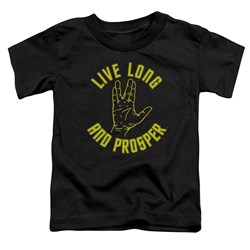 Star Trek - Toddlers Live Long Hand T-Shirt