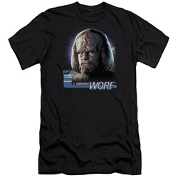 Star Trek - Mens Tng Worf Premium Slim Fit T-Shirt