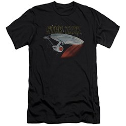 Star Trek - Mens Retro Enterprise Premium Slim Fit T-Shirt