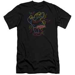 Mighty Mouse - Mens Neon Hero Premium Slim Fit T-Shirt