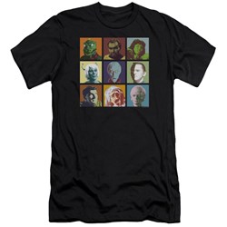 Star Trek - Mens Alien Squares Premium Slim Fit T-Shirt