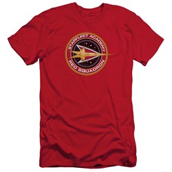 Star Trek - Mens Red Squadron Premium Slim Fit T-Shirt