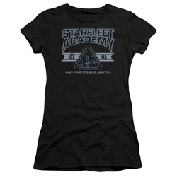 Star Trek - Juniors Starfleet Academy Earth T-Shirt