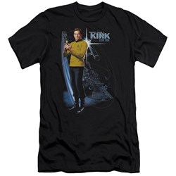 Star Trek - Mens Galactic Kirk Premium Slim Fit T-Shirt