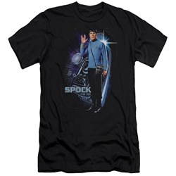 Star Trek - Mens Galactic Spock Premium Slim Fit T-Shirt