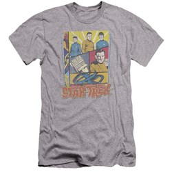 Star Trek - Mens Vintage Collage Premium Slim Fit T-Shirt