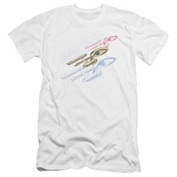 Star Trek - Mens Retro Tri Enterprise Premium Slim Fit T-Shirt